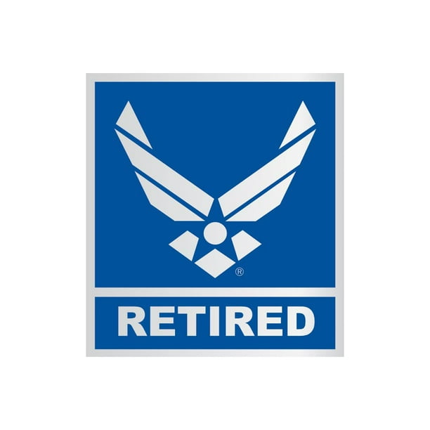 Air Force Seal US Air Force Retired License Plate Bundle with US Air Force Retired Decal Air Force Seal US Air Force Retired License Plate Bundle with US Air Force Retired Decal
